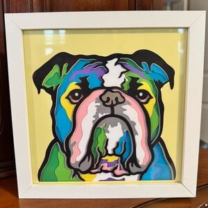 3D Dog Shadowbox